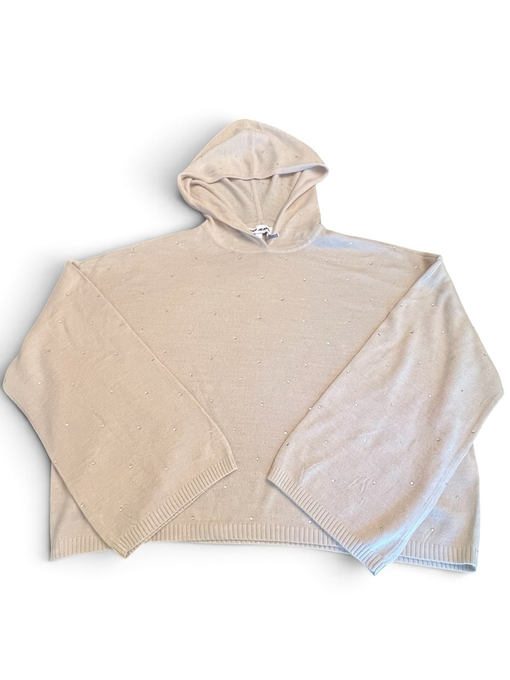 DKNY | Rhinestone Hoodie Sweater (XL)